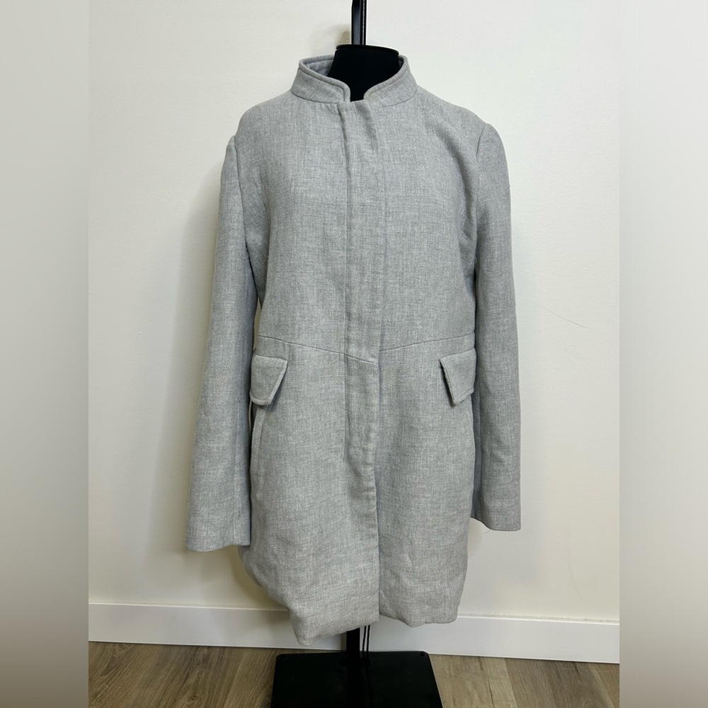 ◾️Zara Basic Outerwear Grey Coat